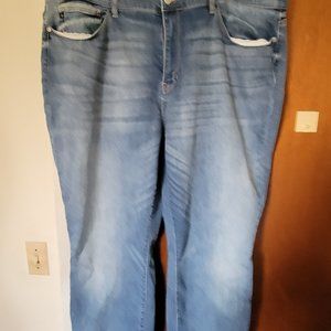 Judy Blue  Mid Rise Raw Cuff Boyfriend Jeans